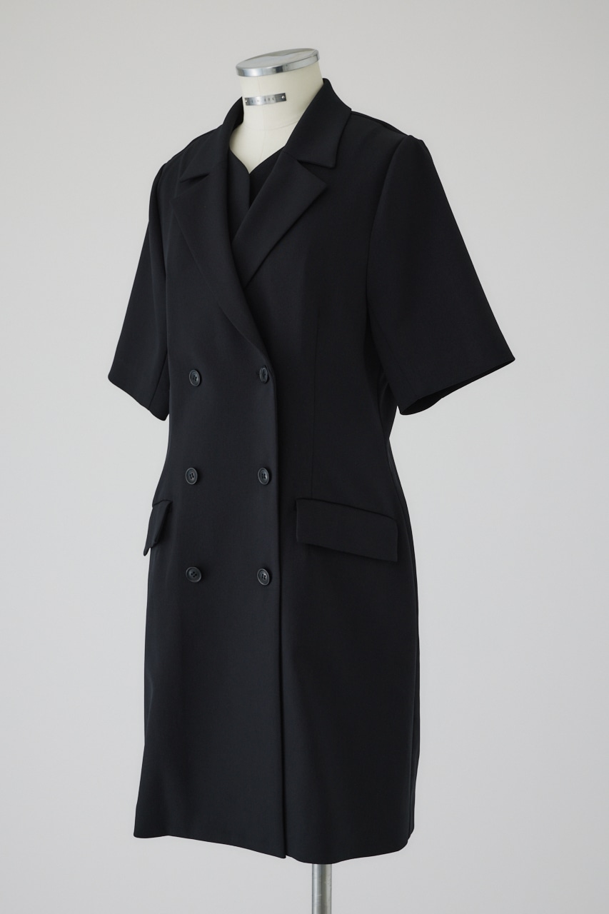 Double breasted middle JK BLK FREE