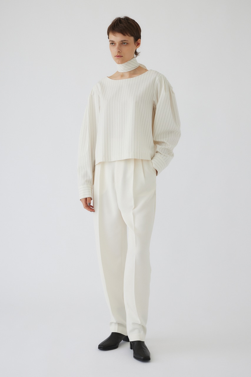 【LIMITED SALE】Shoulder volume scarf set IVOY FREE