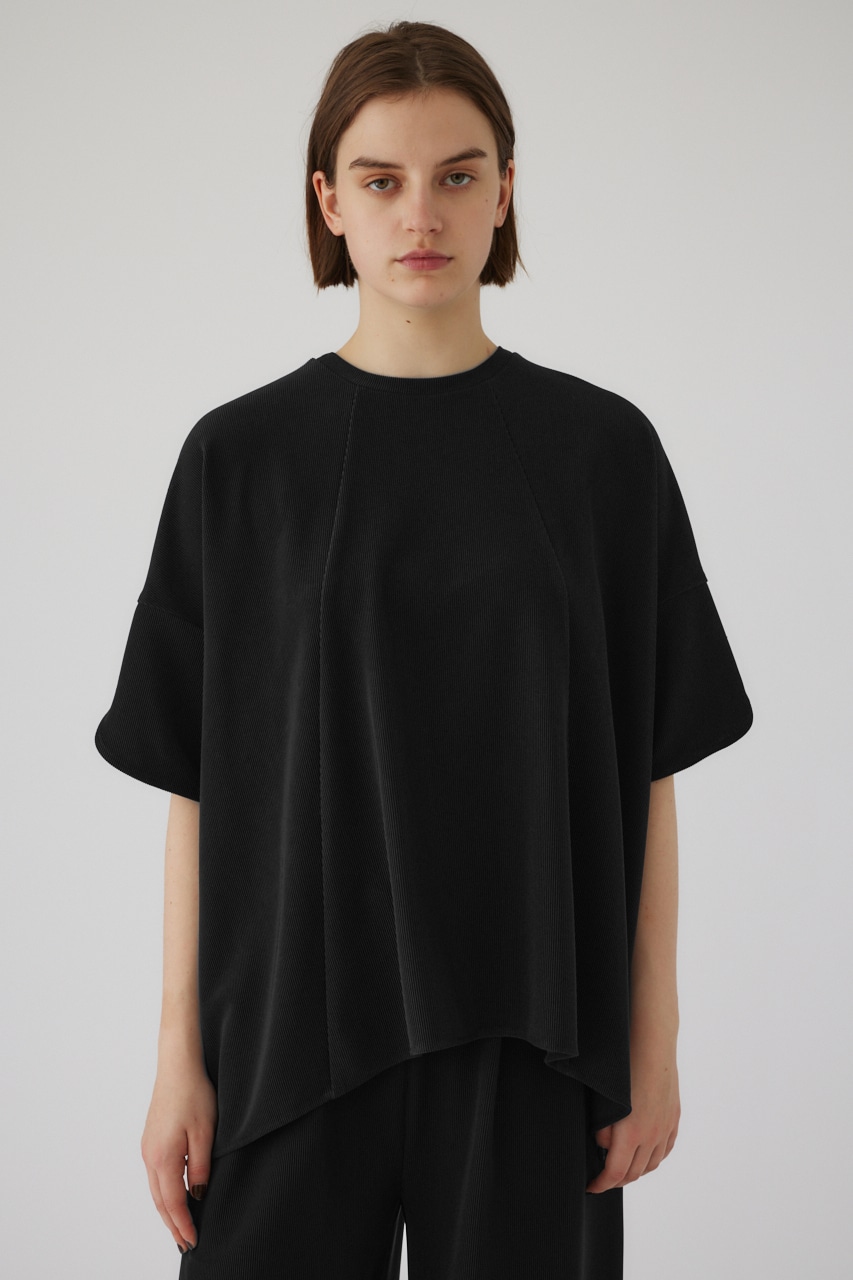 Pique flare tops BLK FREE