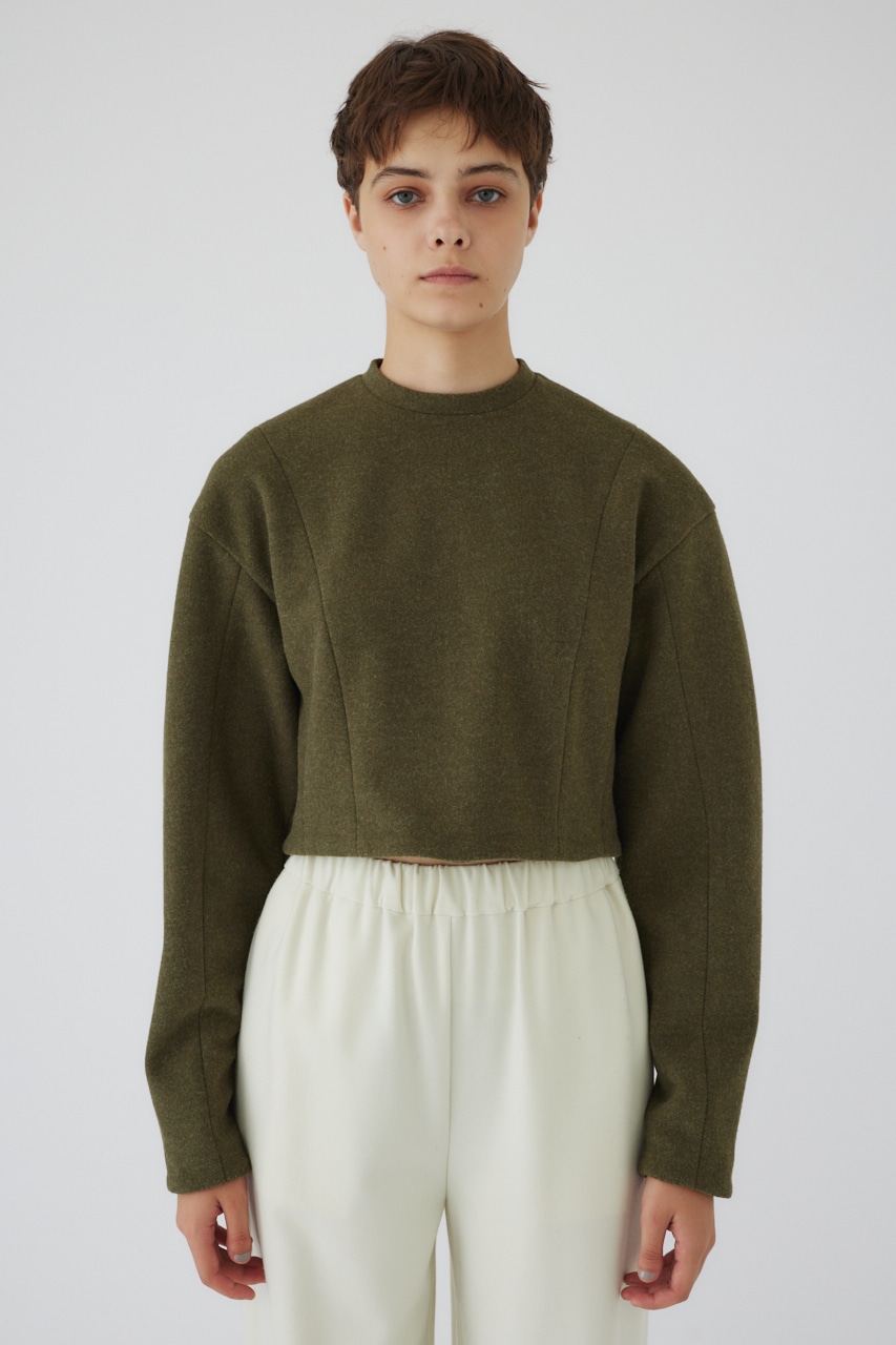 【LIMITED SALE】Warming jersey cropped PO KHA FREE