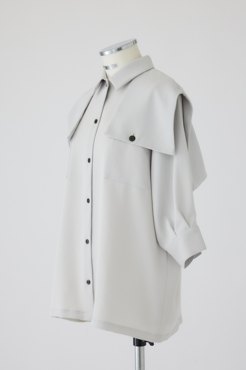 Flap pocket SH L/GRY FREE