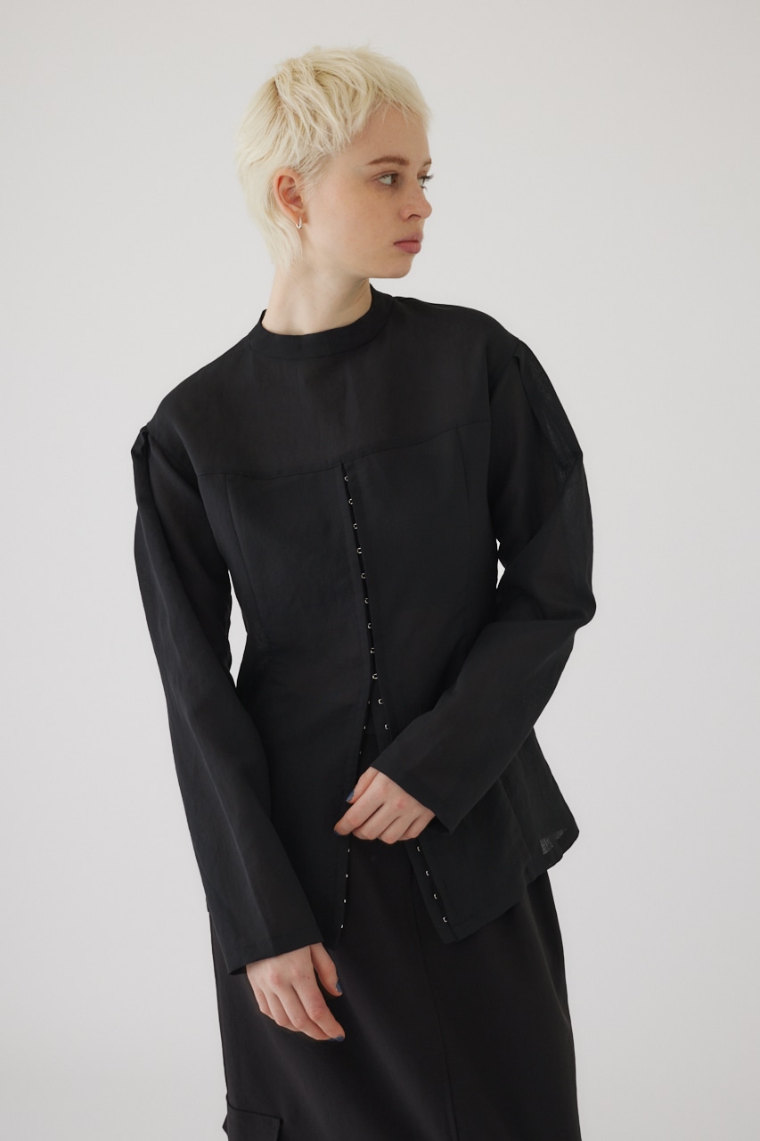 3/20- order start Front hook blouse BLK FREE