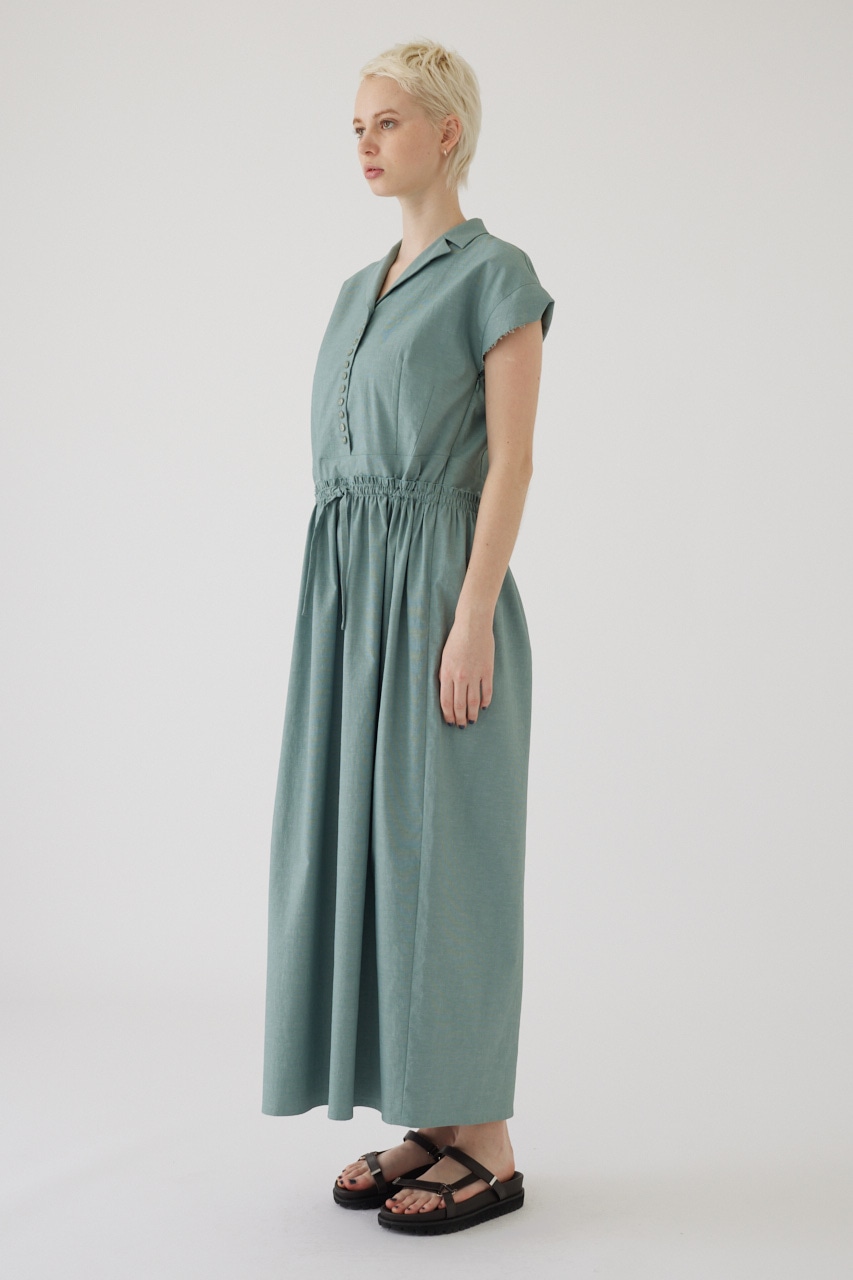 Waist narrow long dress L/BLU 38