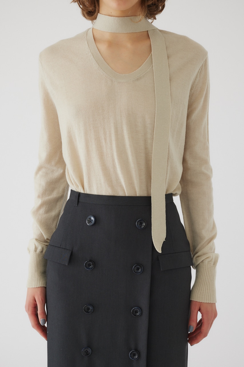 【LIMITED SALE】Classic tie knit L/BEG FREE