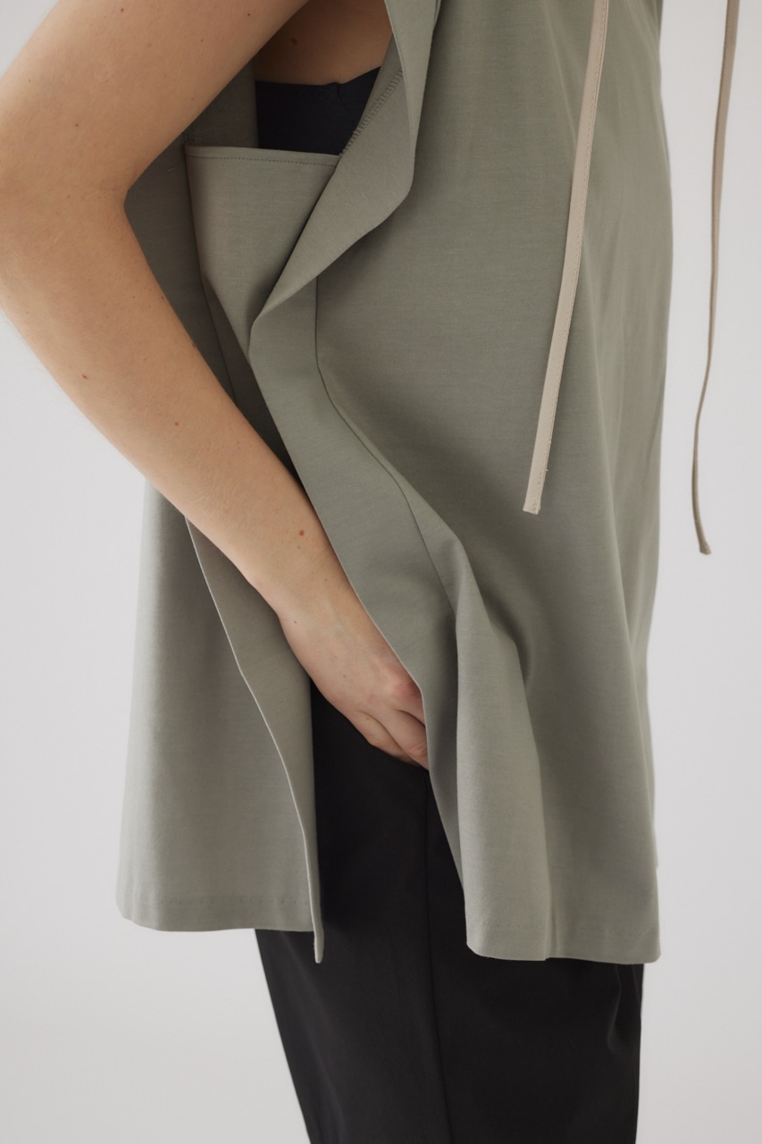 2way style big cut tops L/GRY FREE