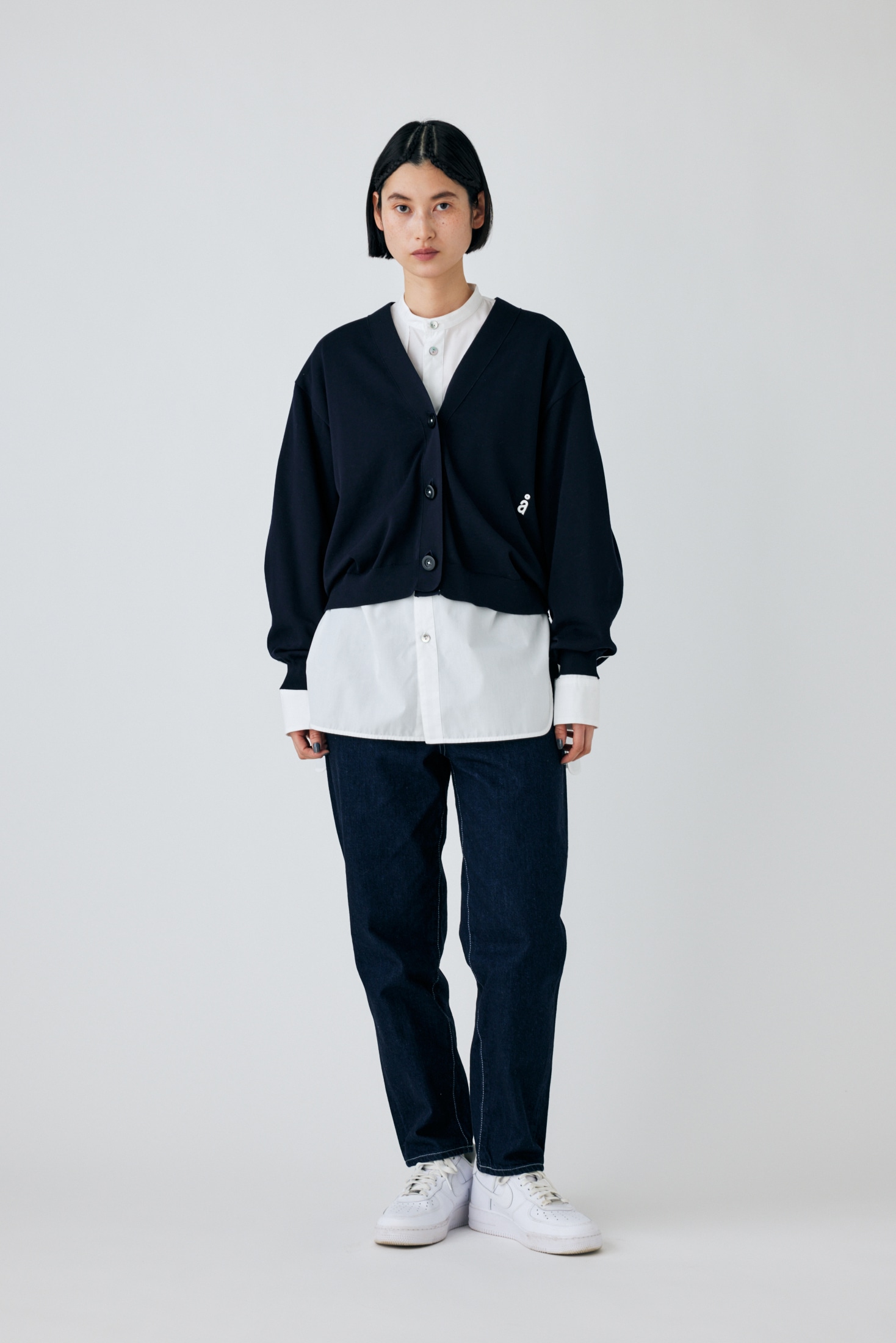 square-sleeves cardigan｜M｜YEL｜knit wear｜någonstans official