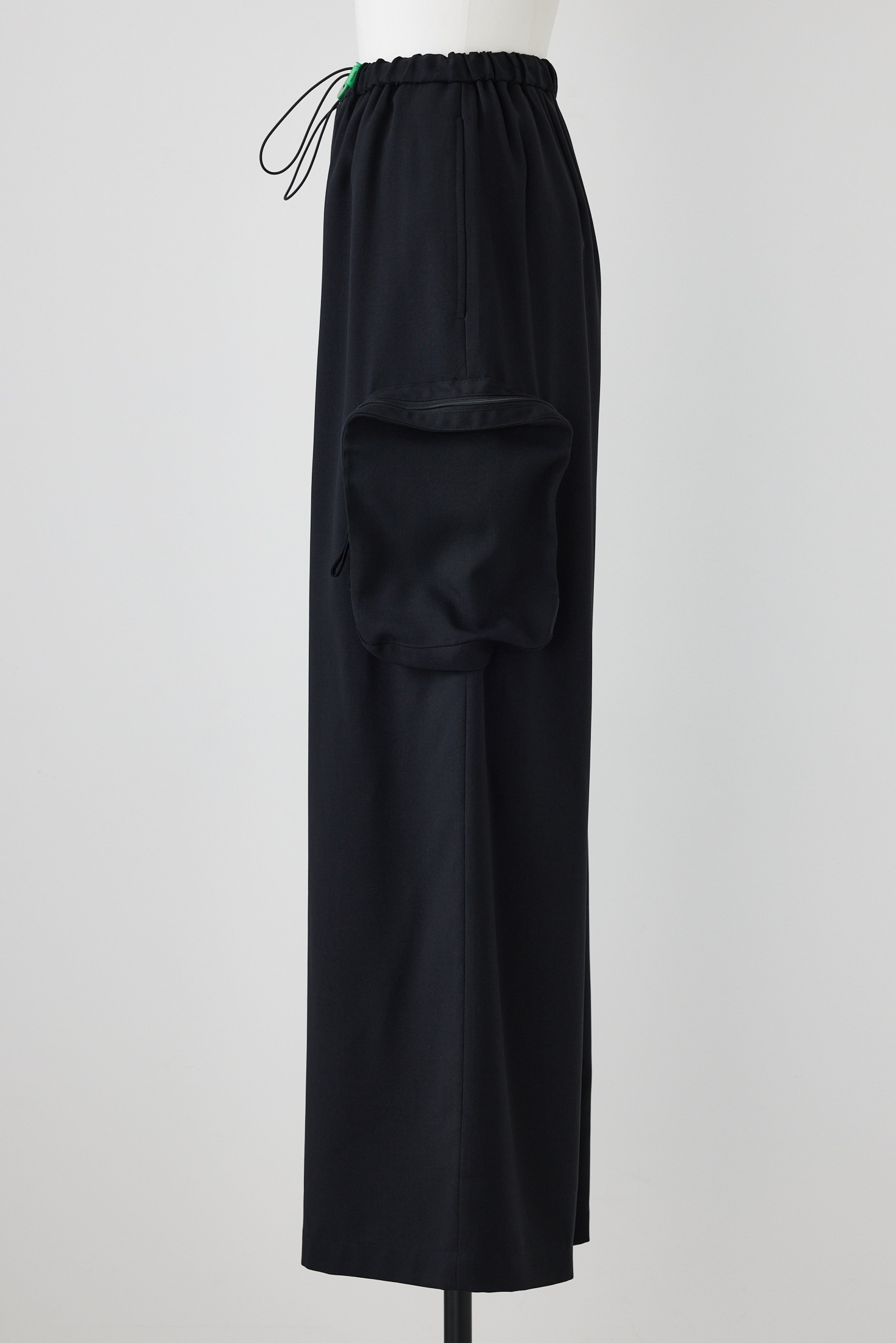 pocket wide pants｜S｜Black｜trousers｜någonstans official online 