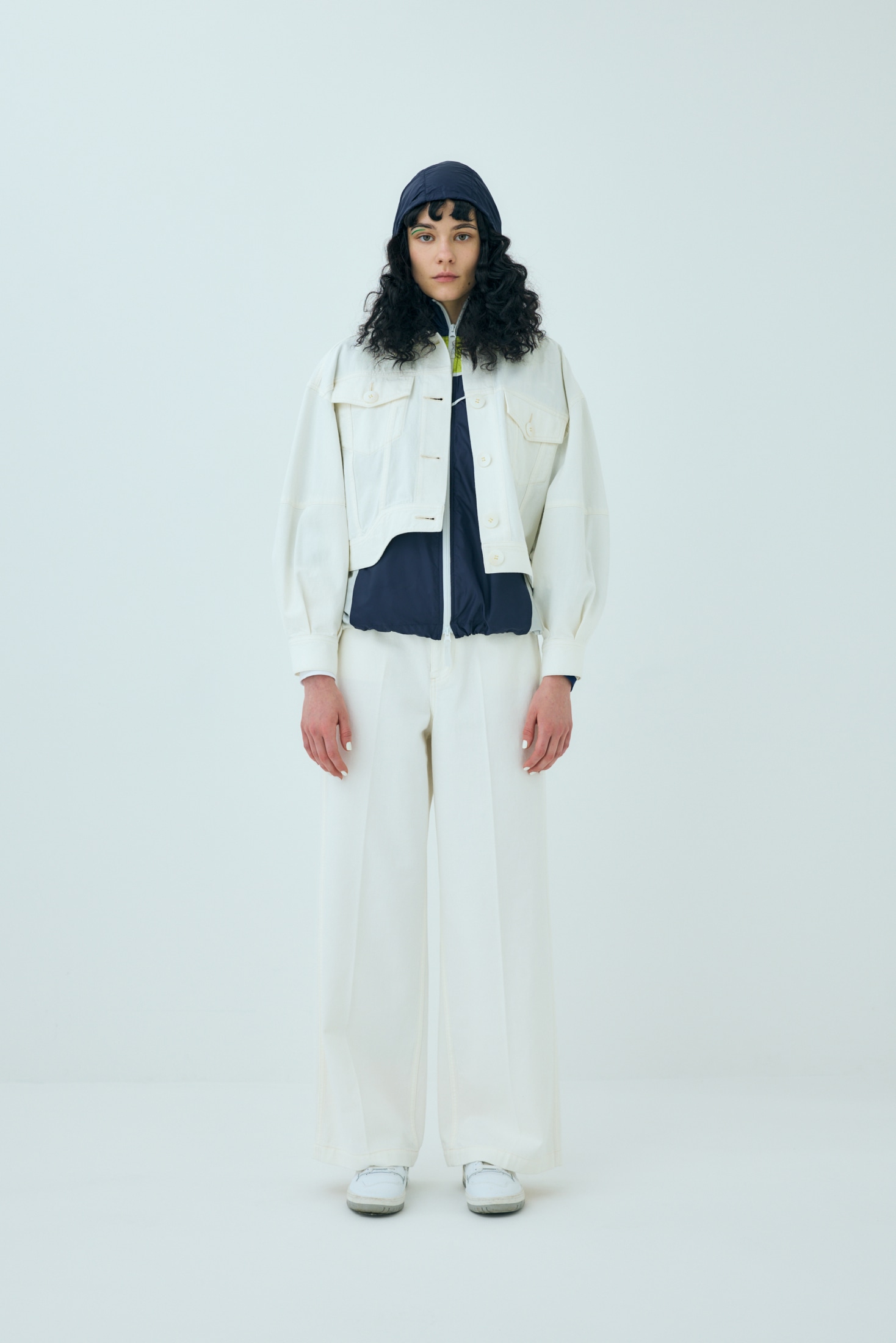 nagonstans easy care useful denim jacket