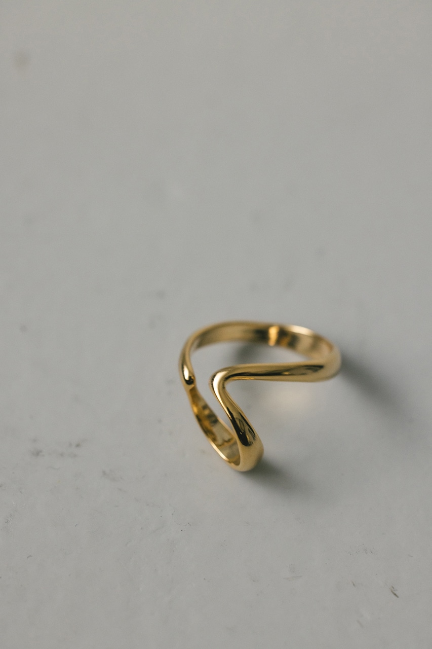 アシンメトリーイヤーカフ GLD FREE