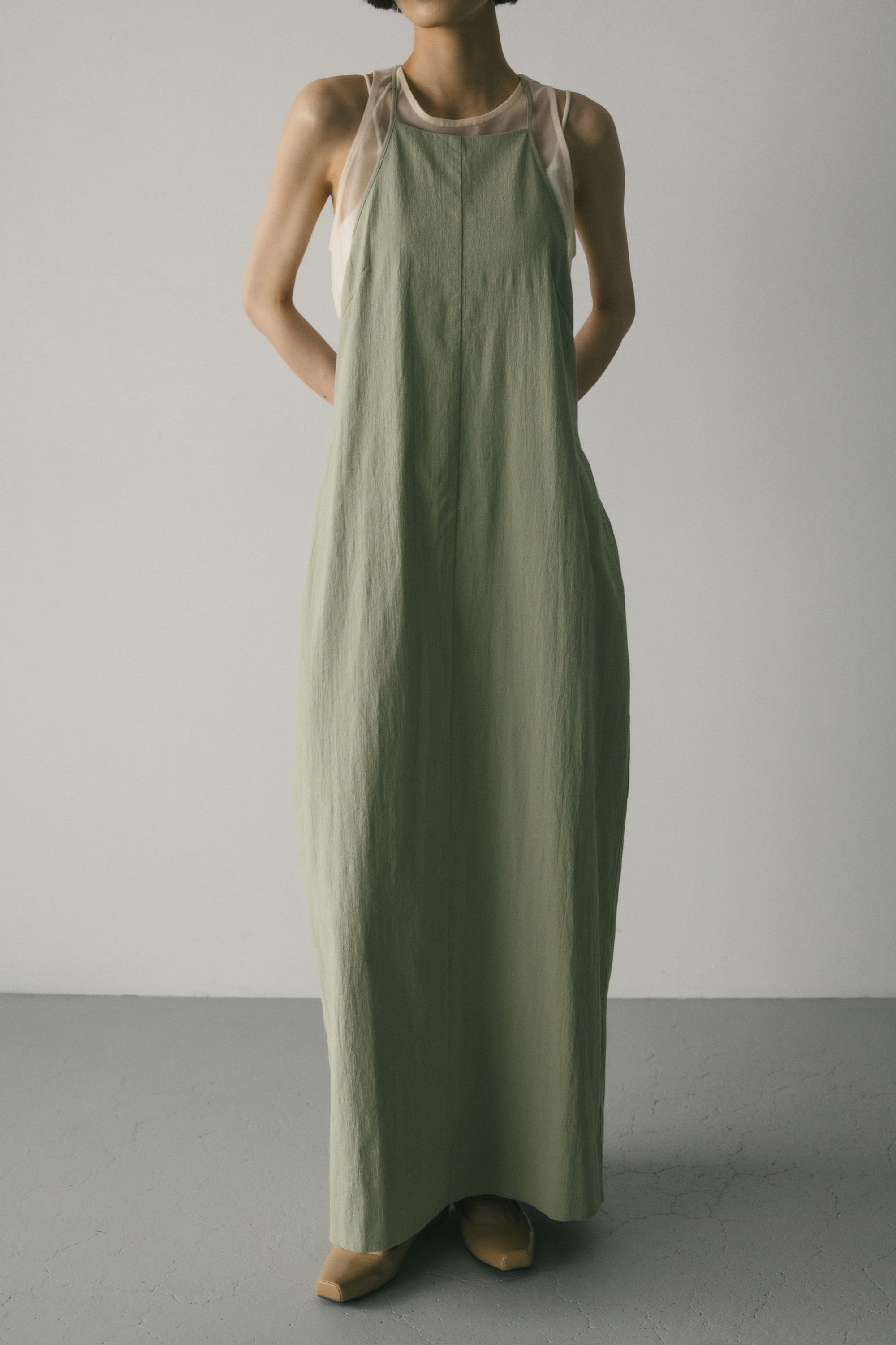 バッククロスアメスリキャミワンピース MINT S