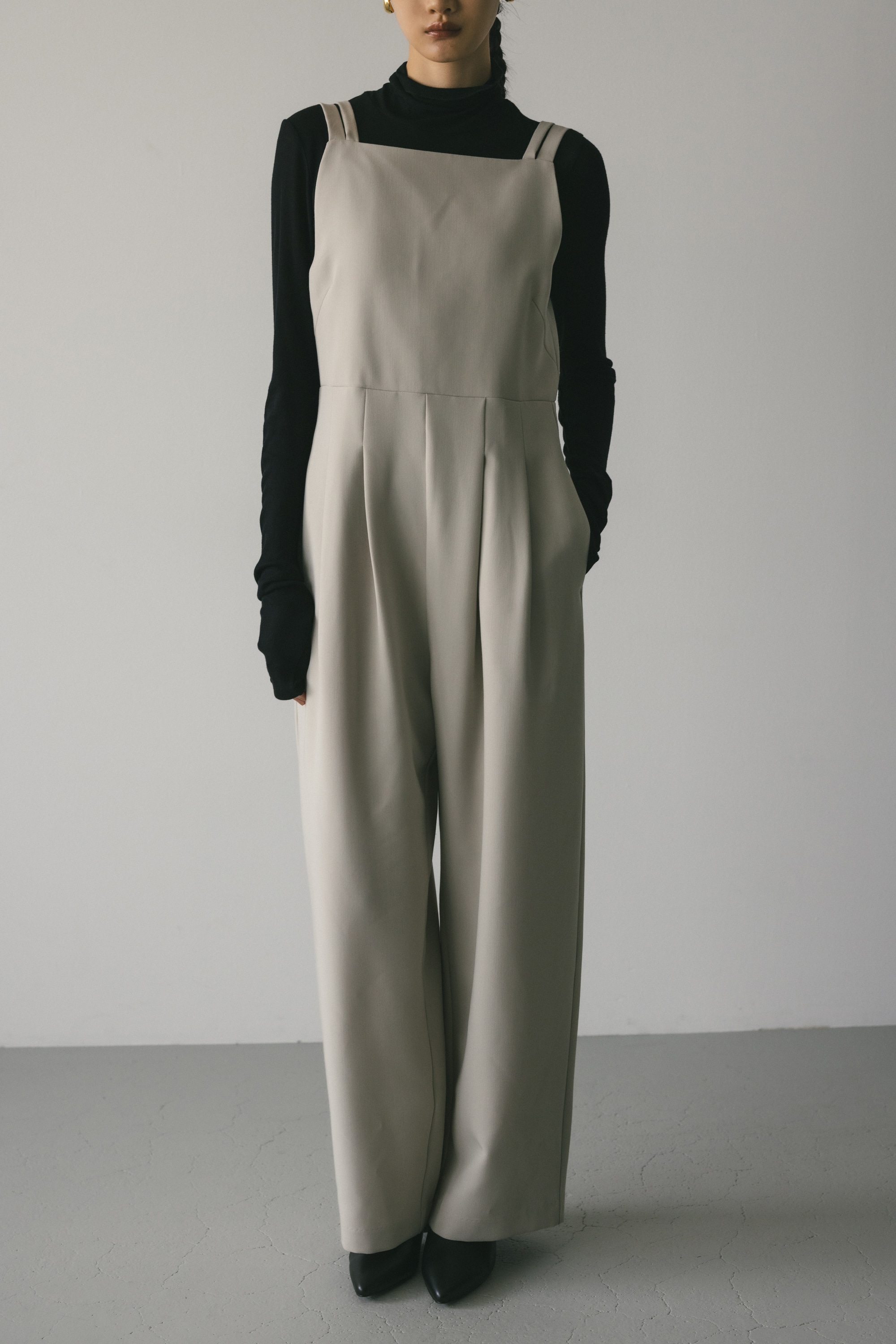 バックオープンロンパース L/BEG S