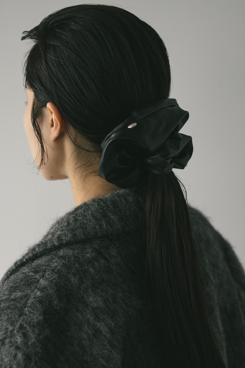 STYLEMIXER | フェイクレザーシュシュ (ヘアアクセサリー ) |SHEL
