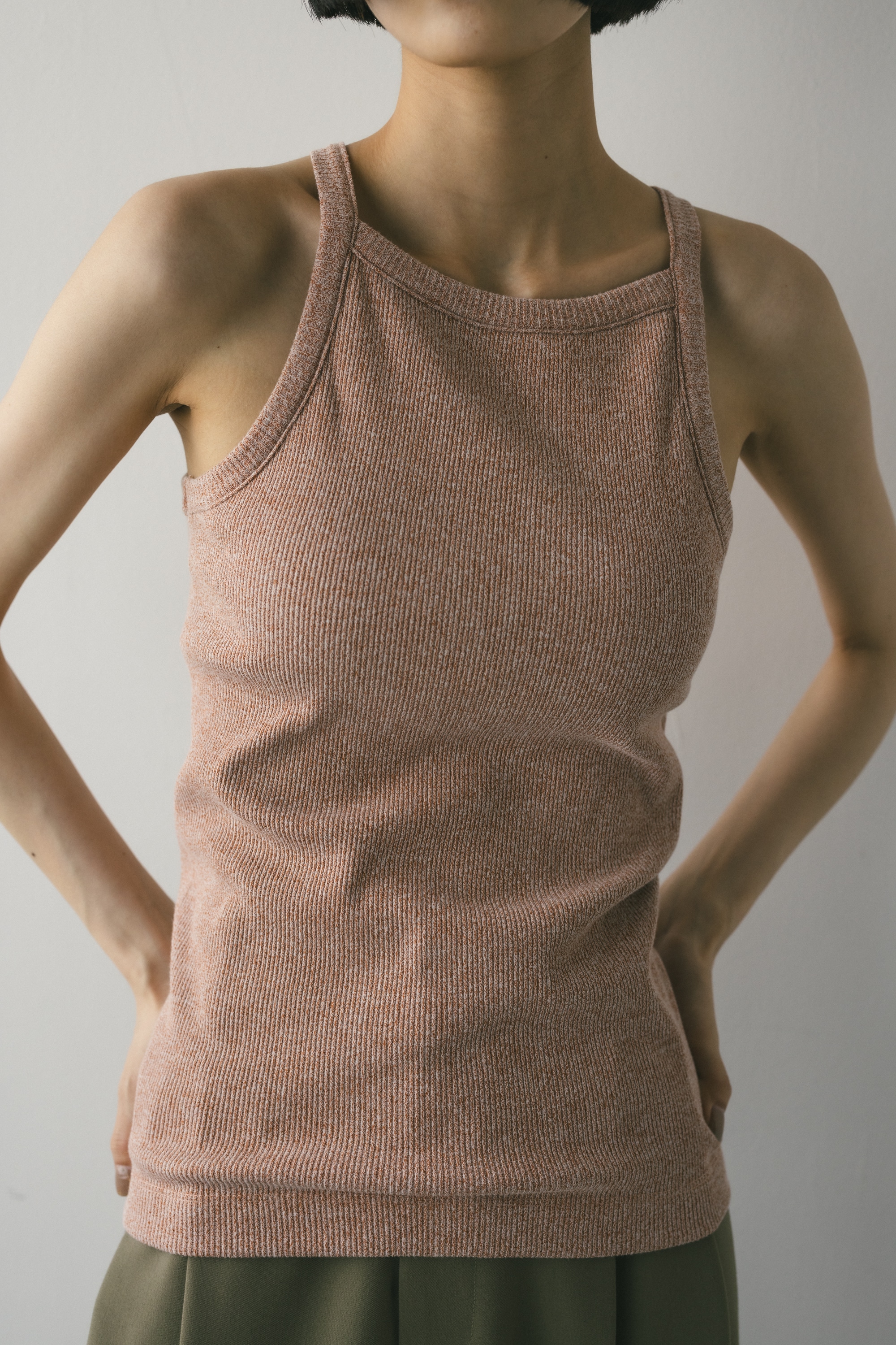 カップ付きスクエアキャミソール ORG S