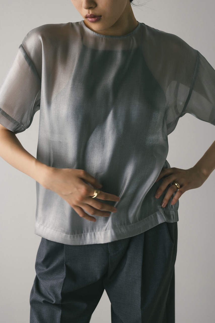 STYLEMIXER | メタリックシアートップ (シャツ・ブラウス ) |SHEL'TTER