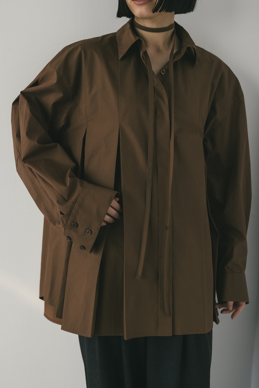 ボックスタックシャツ BRN FREE