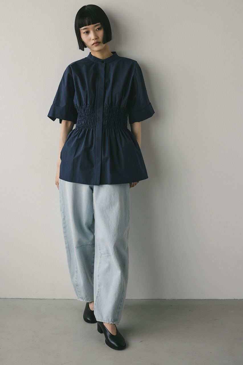 ウエストシャーリングシャツ NVY FREE