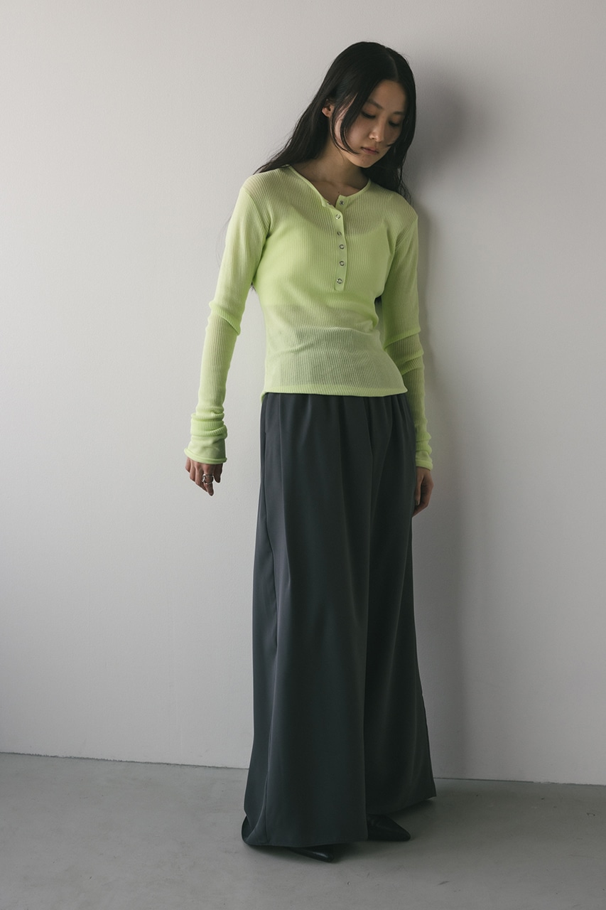 リラックスイージーパンツ GRY S