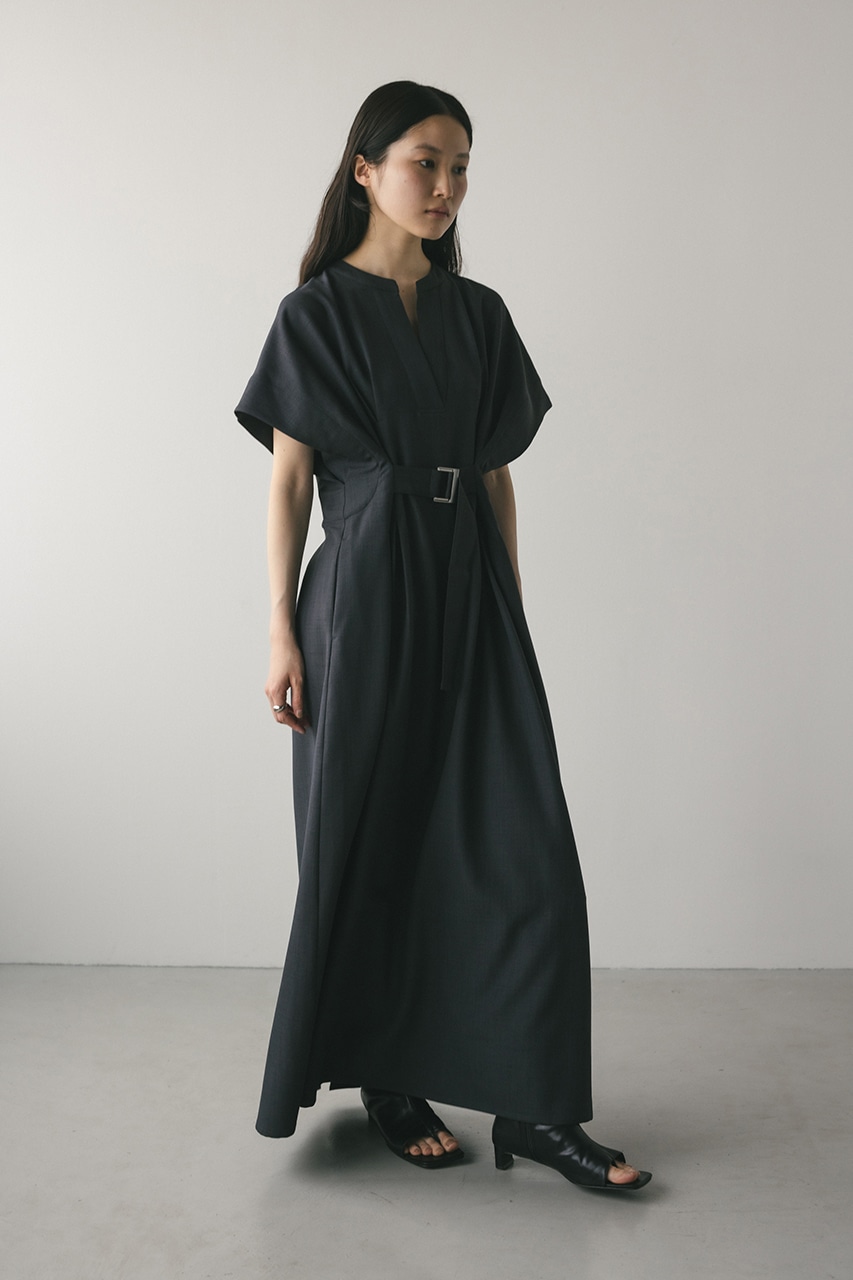 バックルベルトワンピース C.GRY S