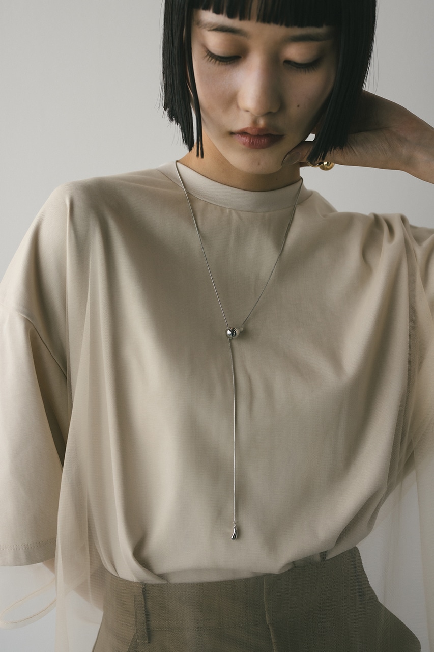 スネイクチェーンスライドネックレス SLV FREE