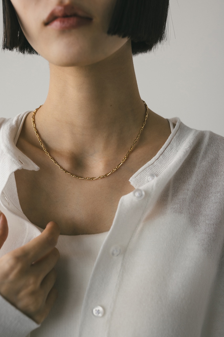 ボーンチェーンネックレス GLD FREE