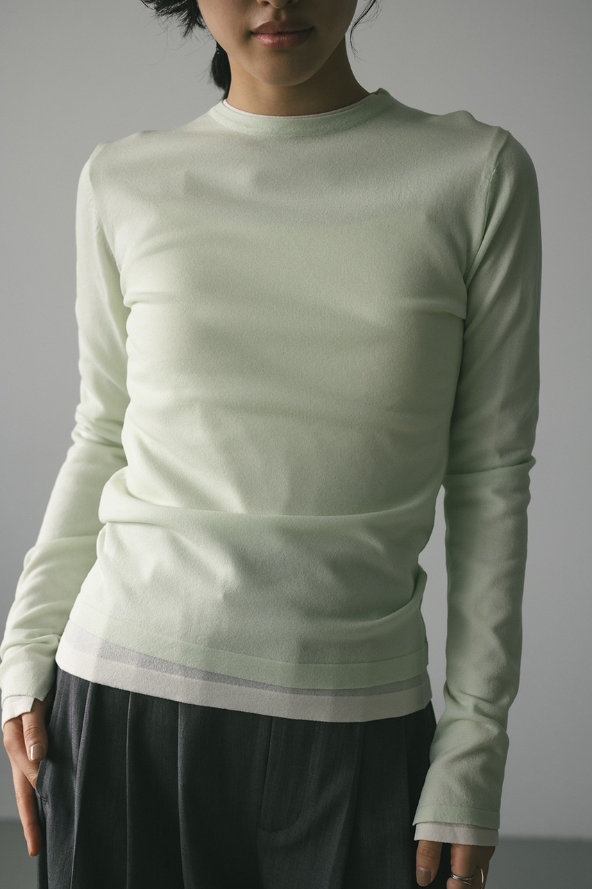 ハイゲージニットトップ MINT FREE