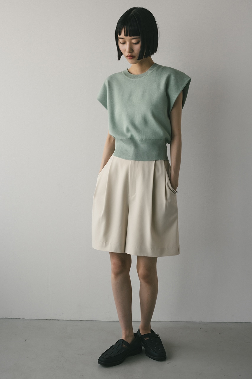 ショルダータックショートニット MINT FREE