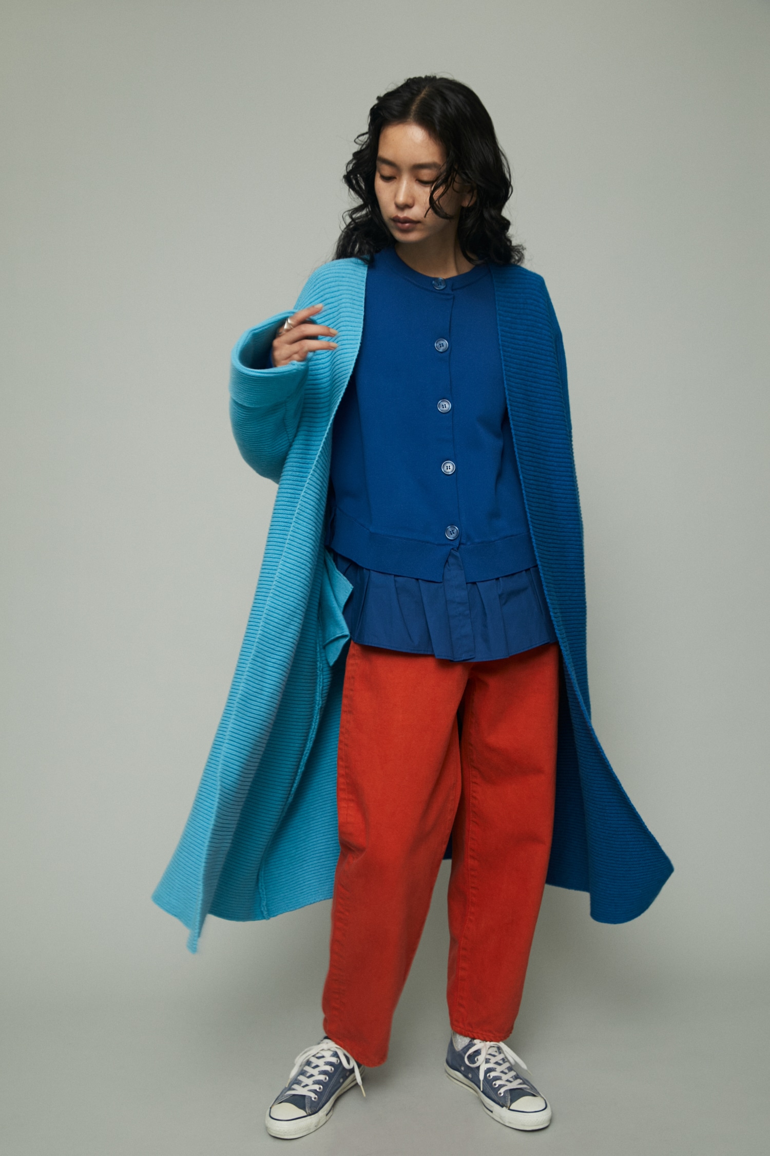 HeRIN.CYE | Color block haori (カーディガン ) |SHEL'TTER WEBSTORE