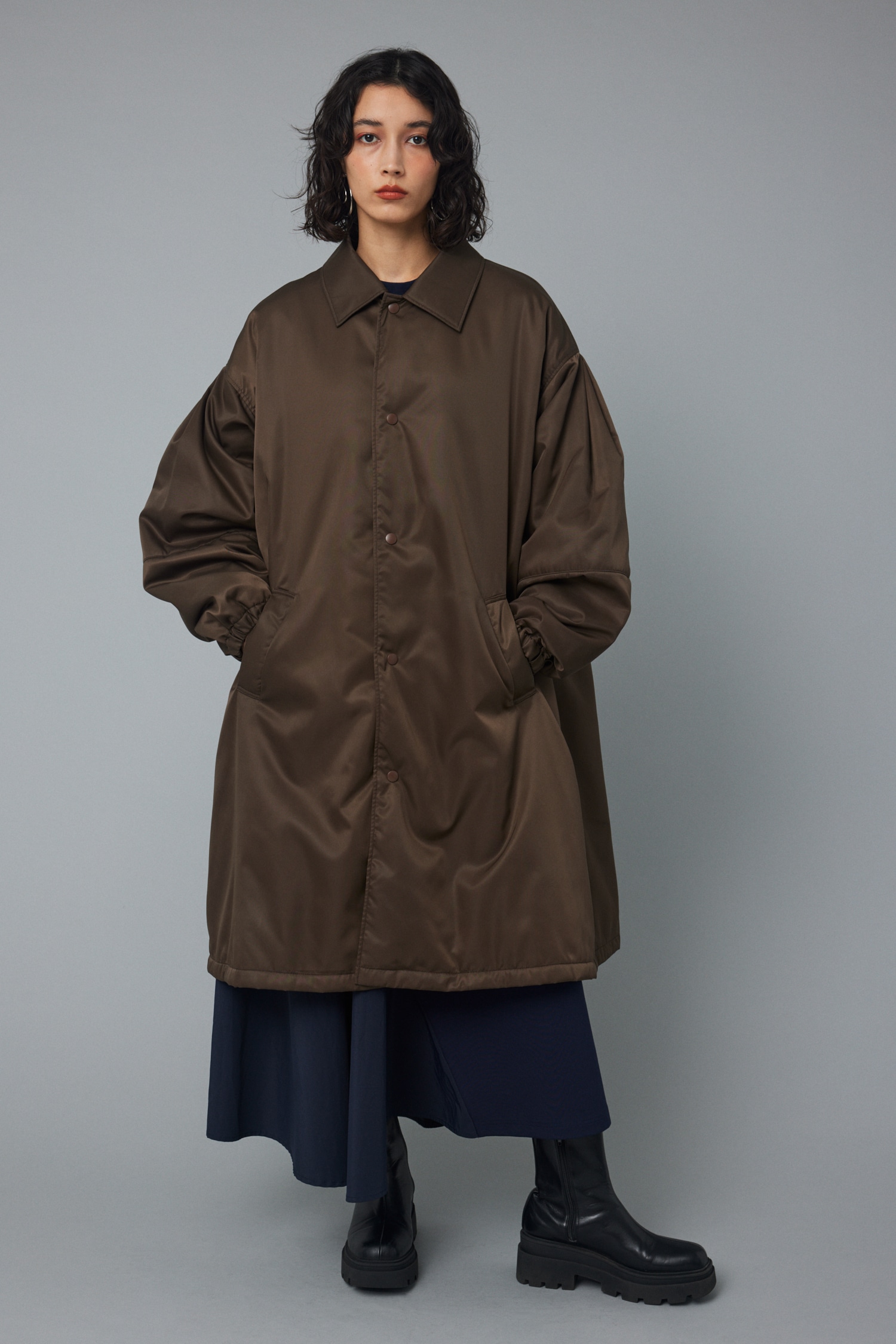 HeRIN.CYE A-line batting coat 新品未使用