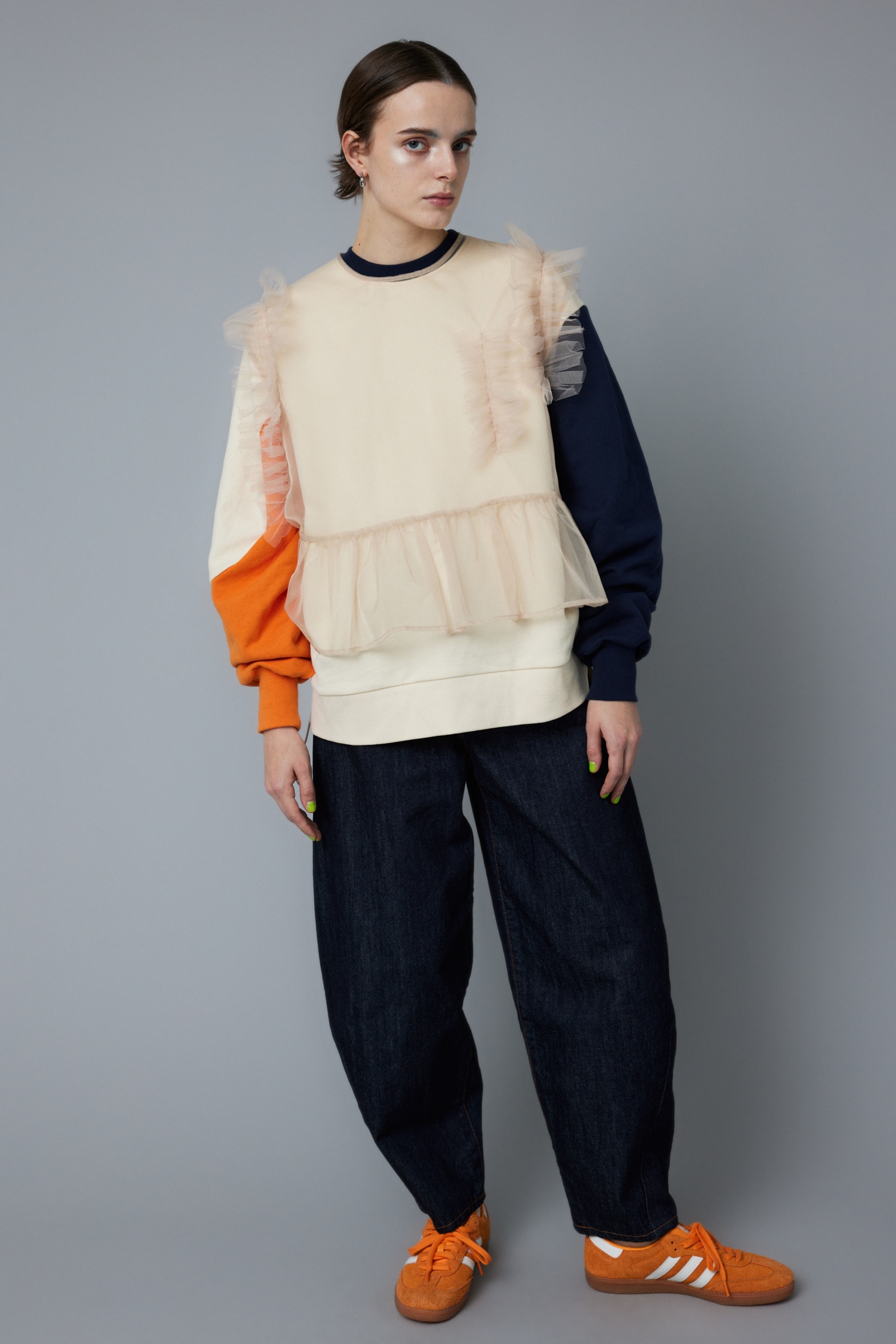 HeRIN.CYE Sheer many frill vest【新品未使用】