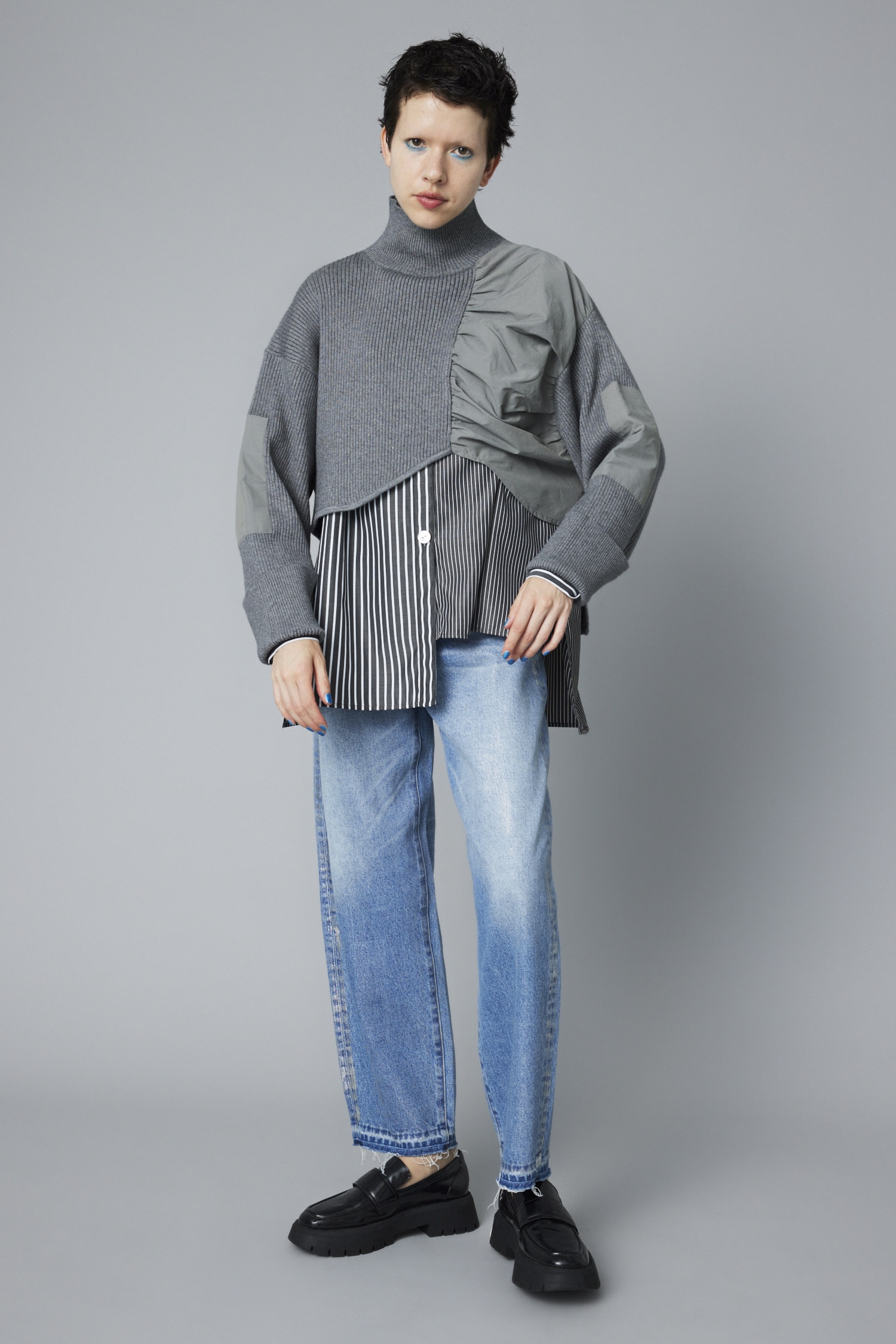 未使用★HeRIN:CYE ショートニットトップス HeRIN.CYE｜ヘリンドットサイ（レディース）のニット/セーター