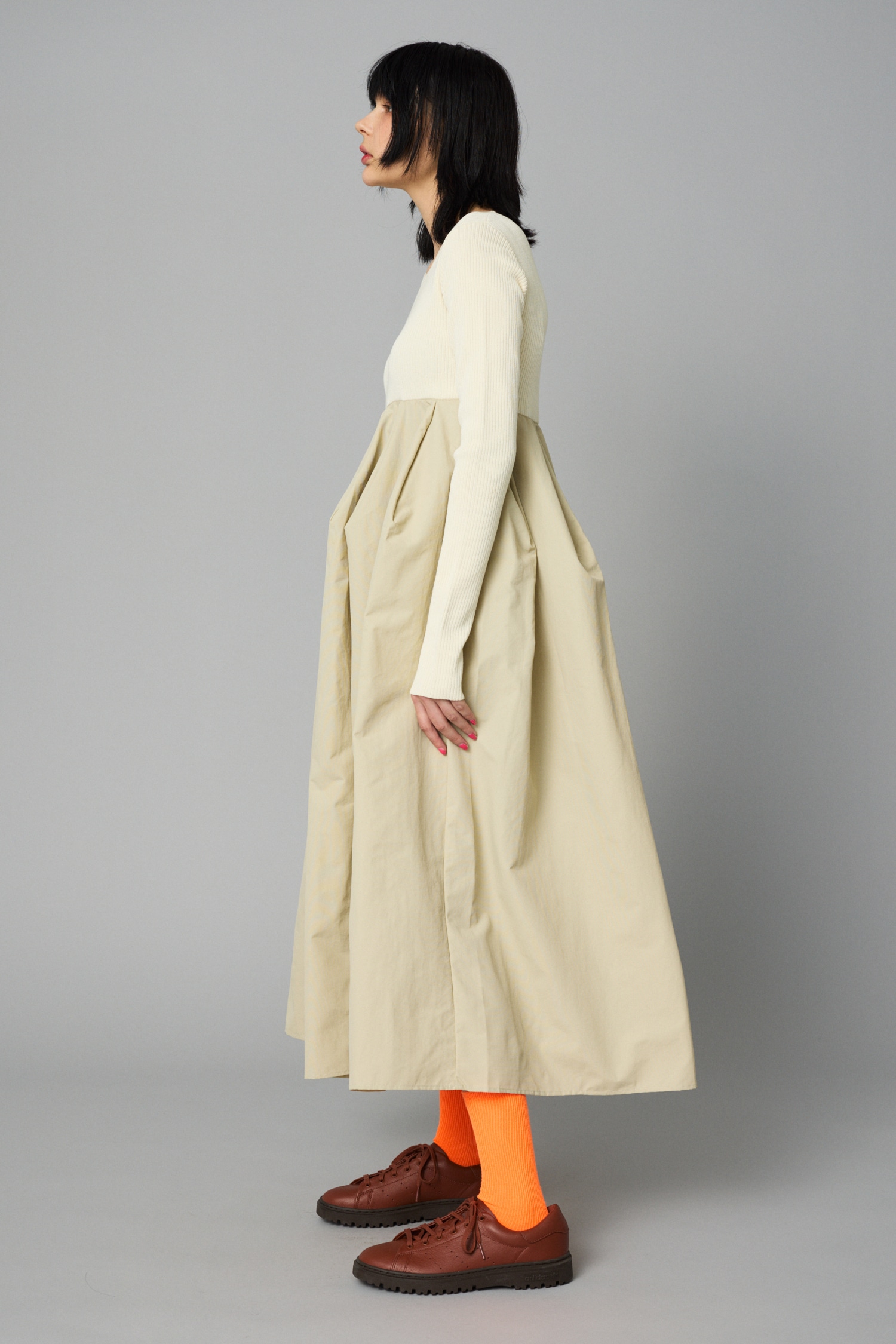 HeRIN.CYE | Mountain form dress (ワンピース(ミニ・ミディアム