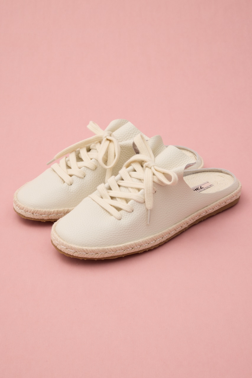 レースアップスニーカーサンダル WHT 23.0cm