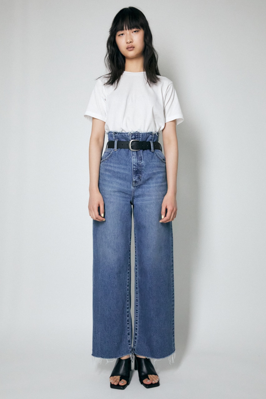 美品　BELTED CUT OFF TROUSERS arrangement