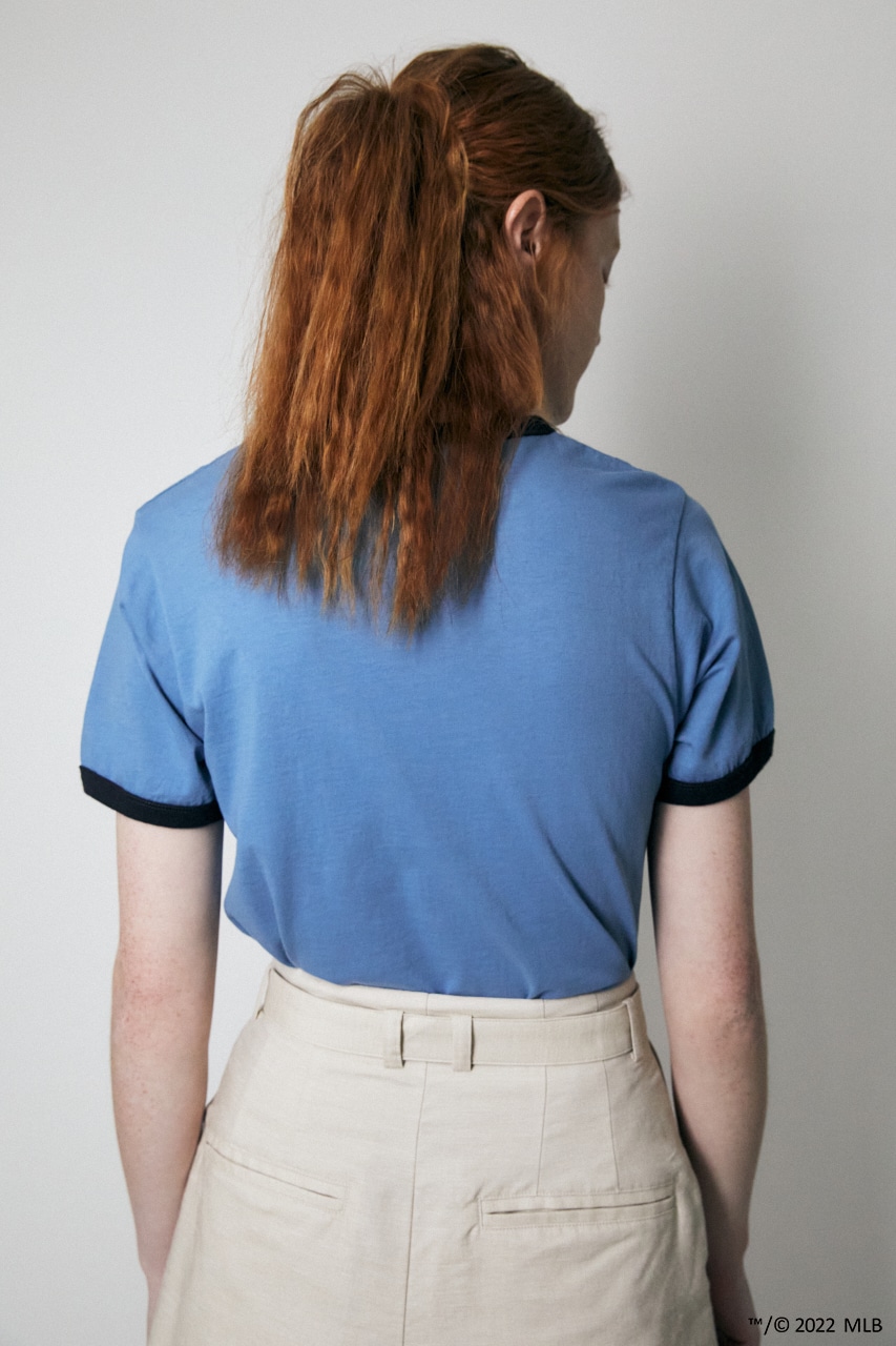 MLB RINGER Tシャツ BLU FREE