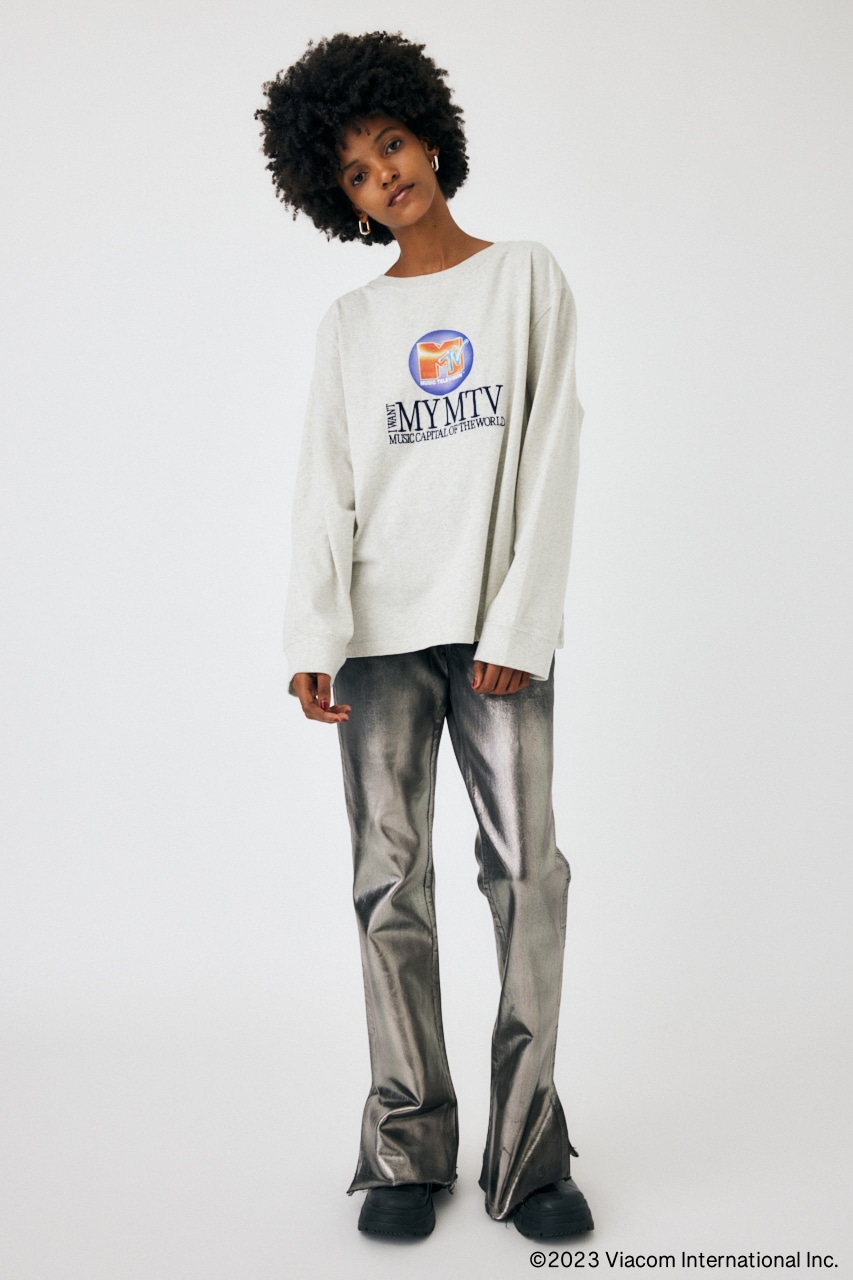 MTV LONG SLEEVE Tシャツ T.GRY FREE