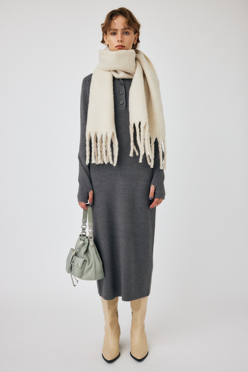 MOUSSY | RIB KNIT LONG ドレス (ワンピース(ロング） ) |SHEL'TTER ...