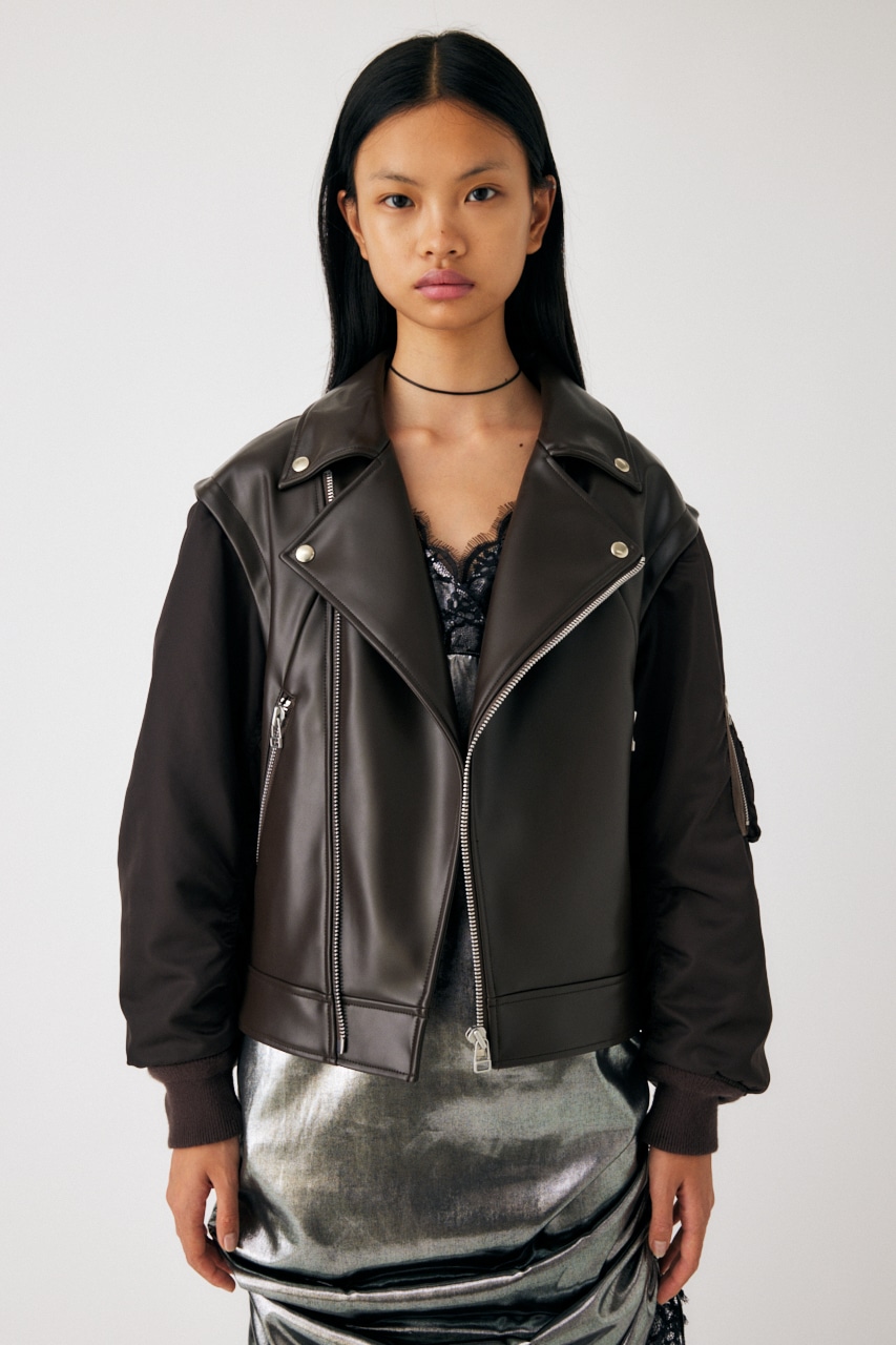 MOUSSY SATIN JACKET