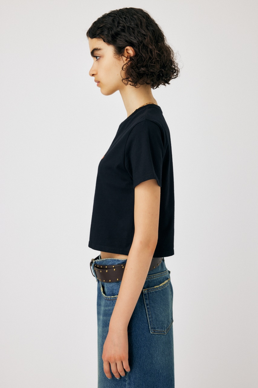 MOUSSY GIRL Tシャツ BLK FREE