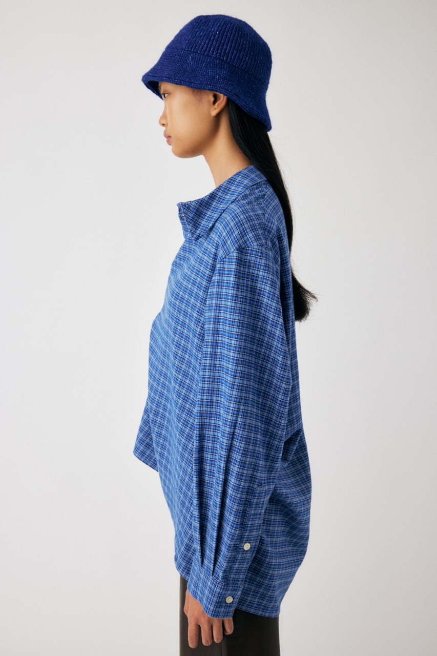 MOUSSY | TWISTED OVERSIZED CHECK シャツ (シャツ・ブラウス ) |SHEL ...
