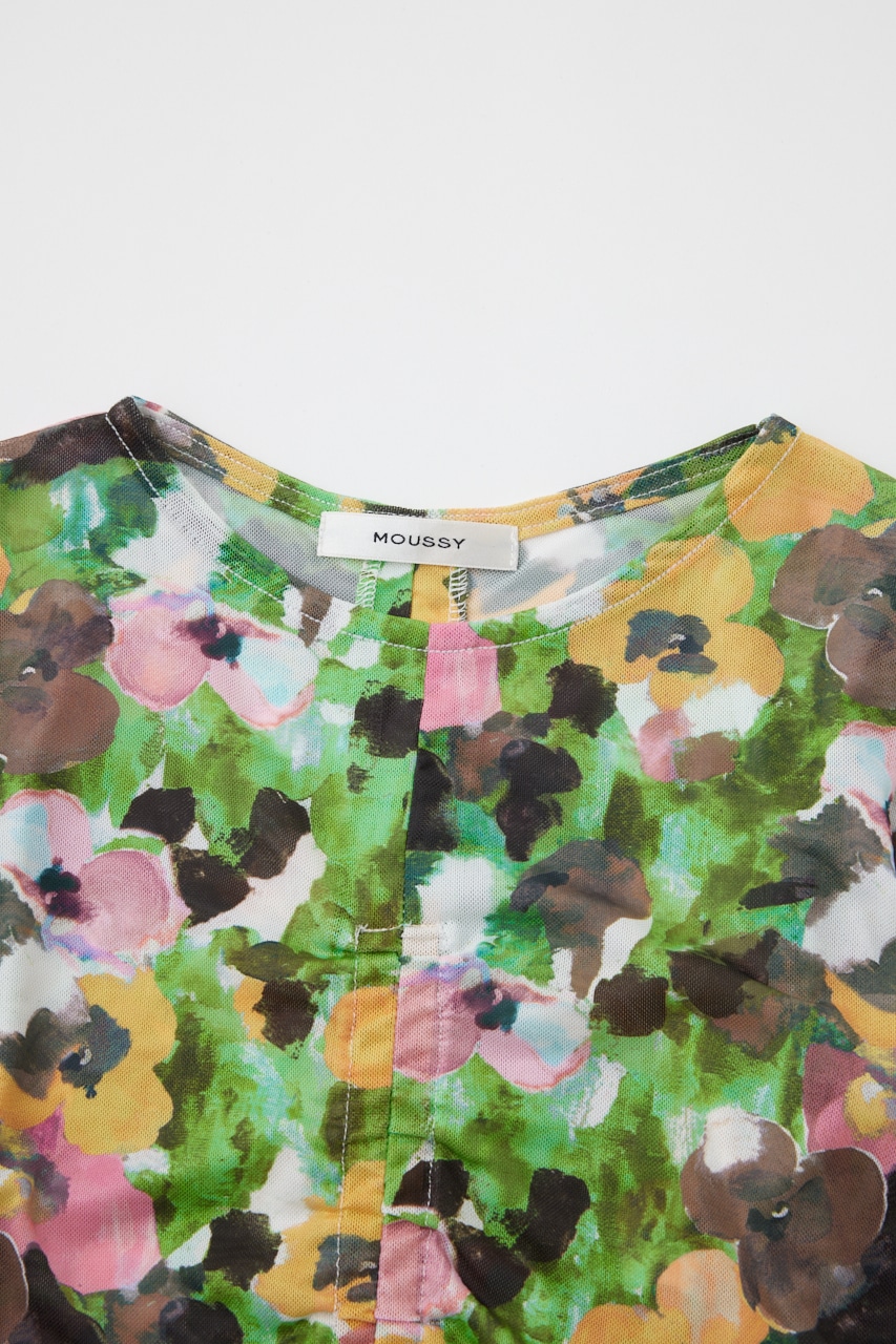 MOUSSY | FLORAL SHEER LS Tシャツ (Tシャツ・カットソー(長袖
