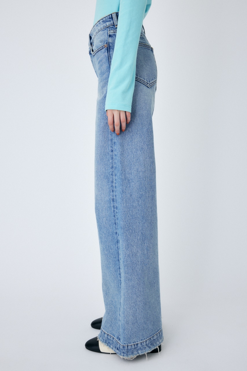 MOUSSY | CUT OFF WIDE LEG STRAIGHT (ワイド ) |SHEL'TTER WEBSTORE