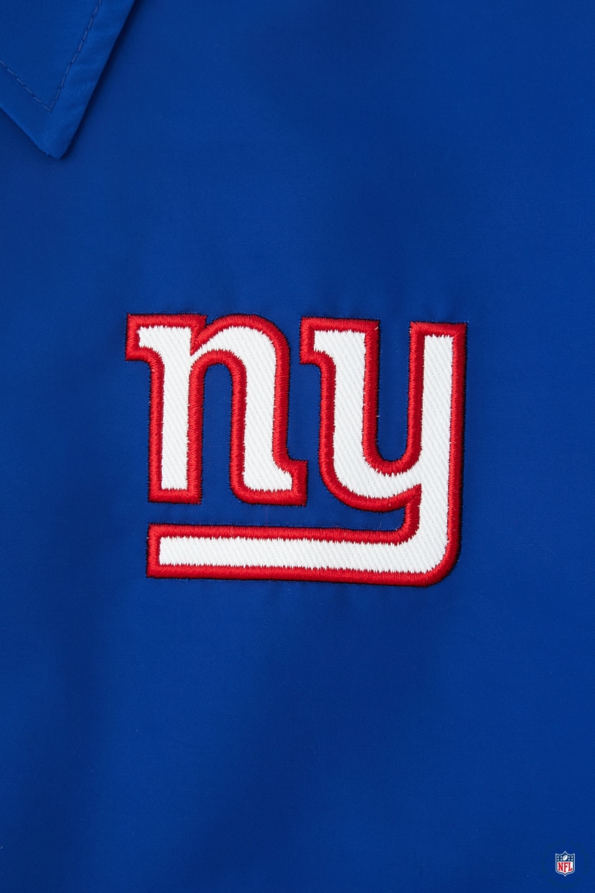 NFL ROUND HEM COACH ジャケット D/BLU FREE