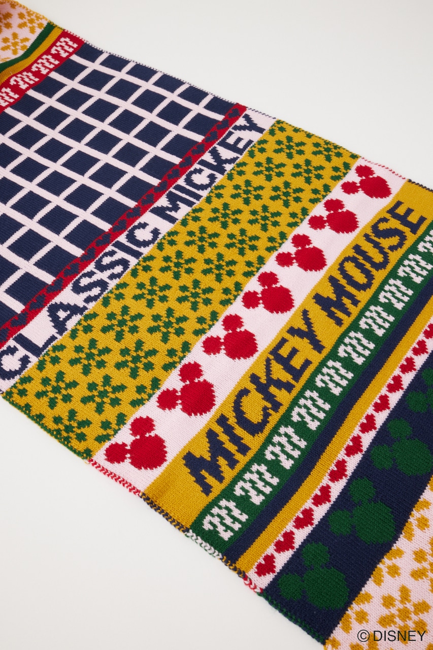 MD RETRO PATTERNS ストール NVY FREE