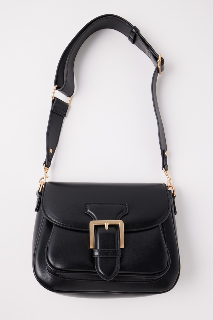 SADDLE SHOULDER バッグ BLK FREE