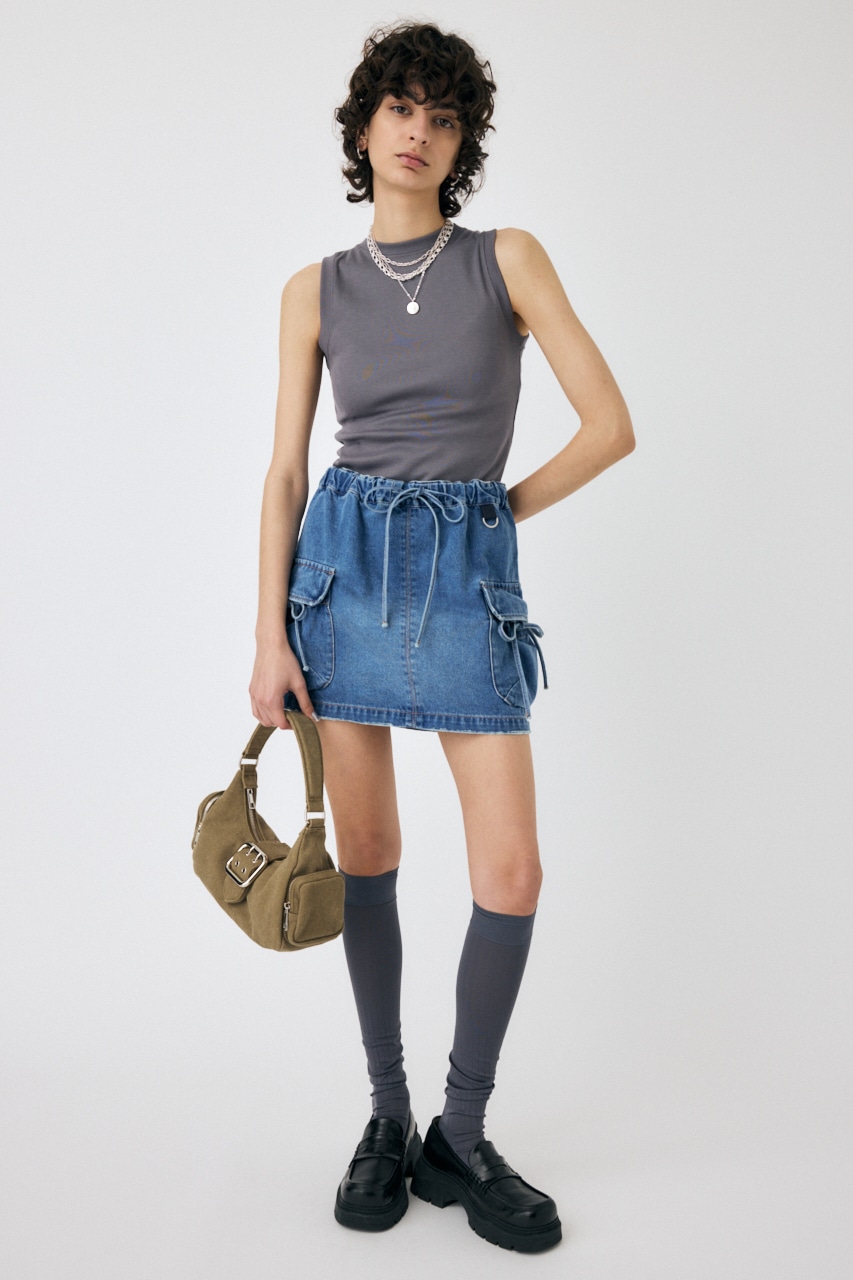 SUVIN GIZA SLEEVELESS トップス C.GRY FREE