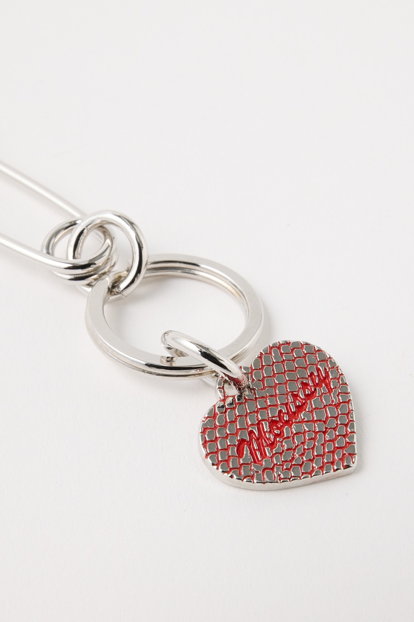 JHM HEART PIN キーチェーン SLV FREE