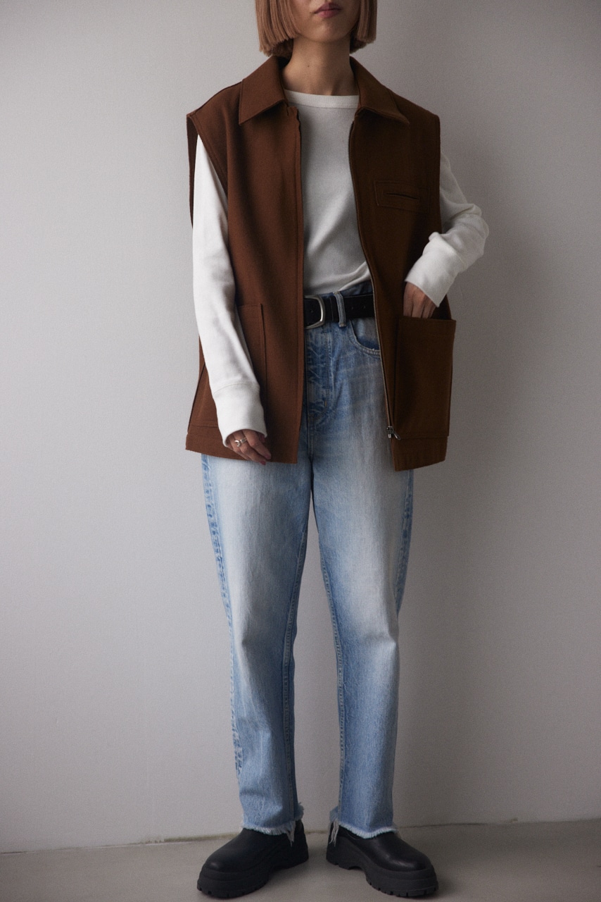 CAW vintage denim｜23inch｜L/BLU｜ワイド 