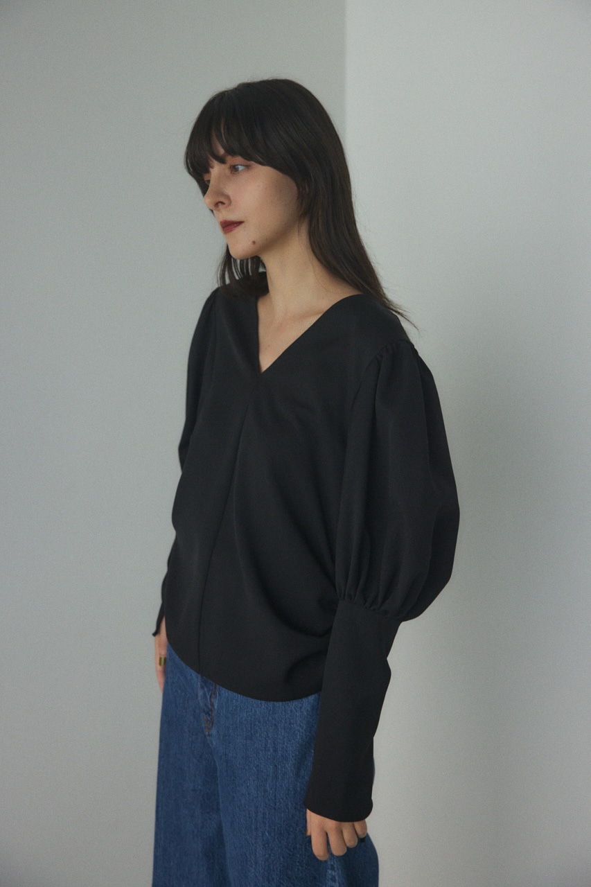2way volume sleeve tops BLK 2