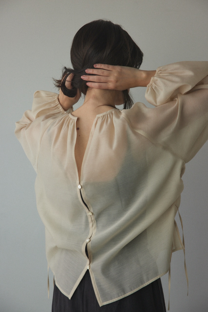 2way balloon blouse L/BEG FREE