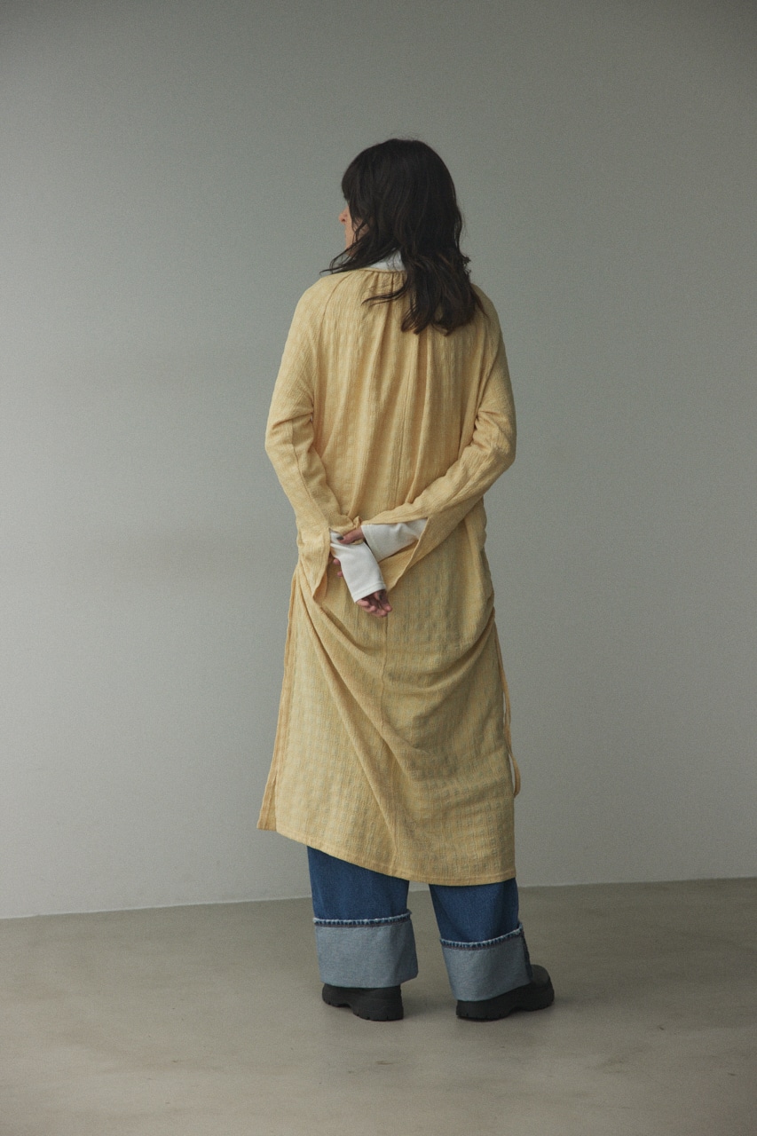 gather dress L/YEL FREE